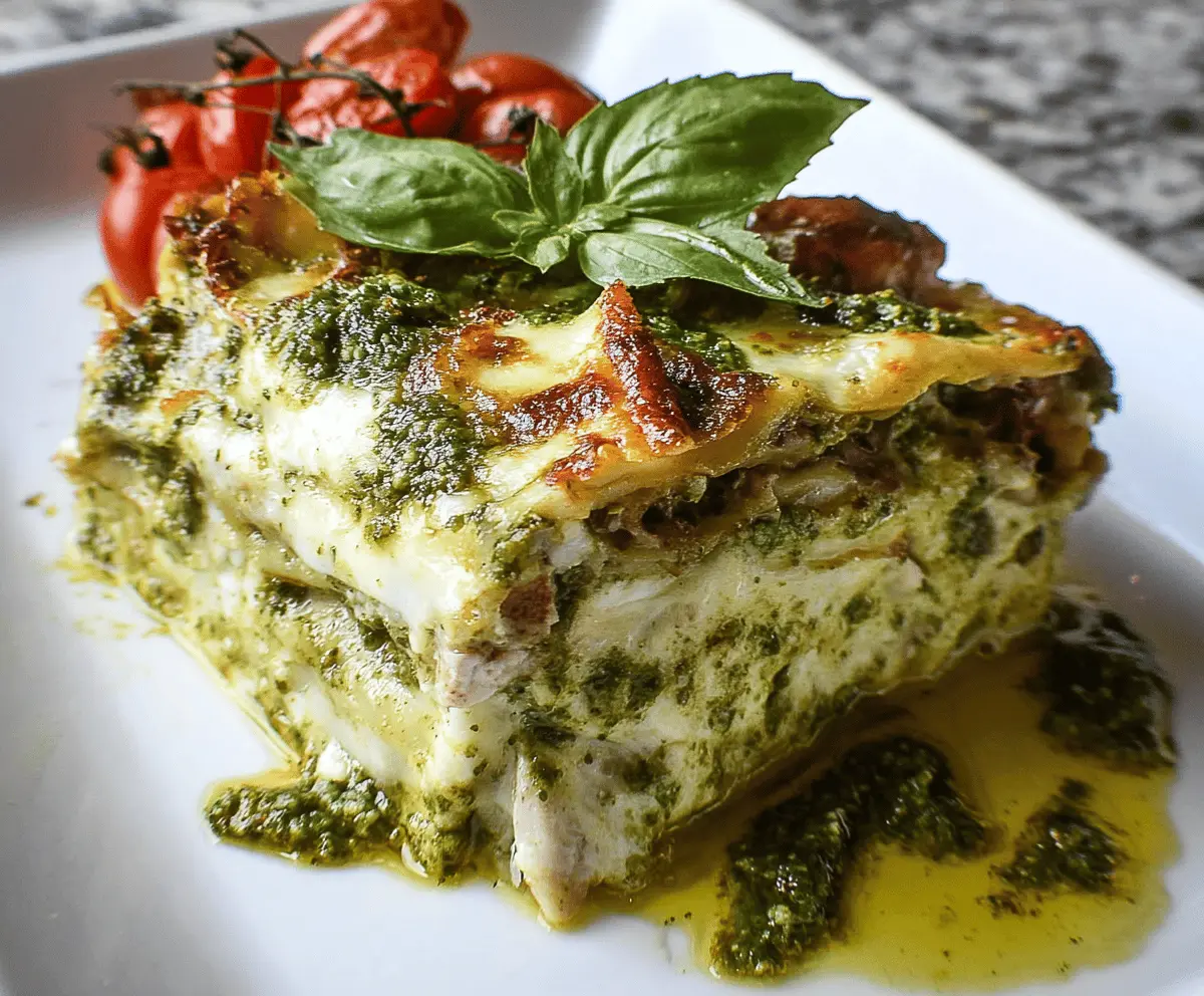 Easy Pesto Lasagna: A Simple Weeknight Dinner Idea