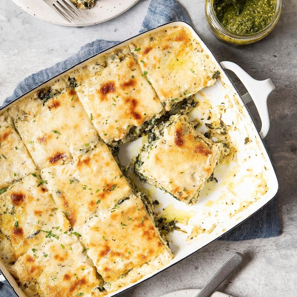 How to Make the Best Pesto Lasagna Recipe Ever